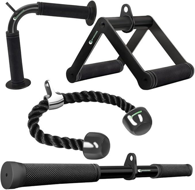 Cable Machine Attachment Set LAT Pulldown Weight Accessories Home Gym