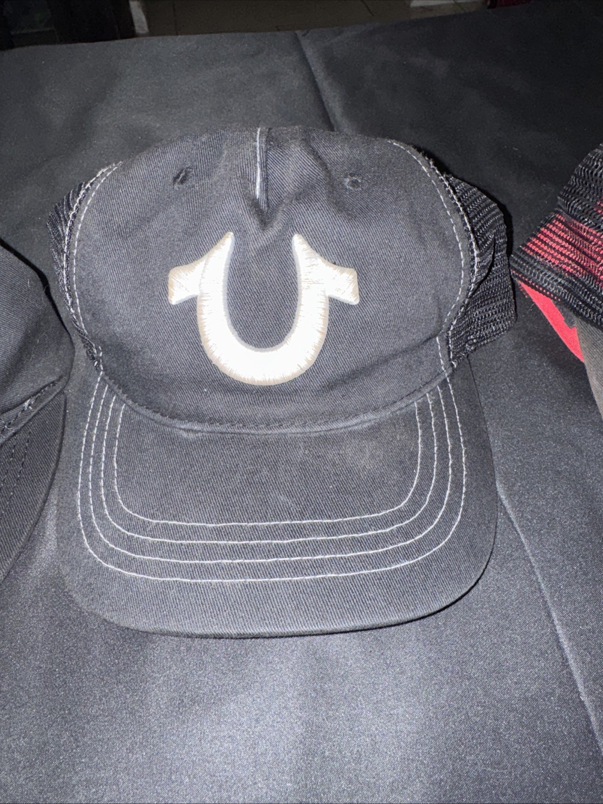 True Religion VINTAGE Bundle Lot Of 3 Caps Hats Trucker Hats