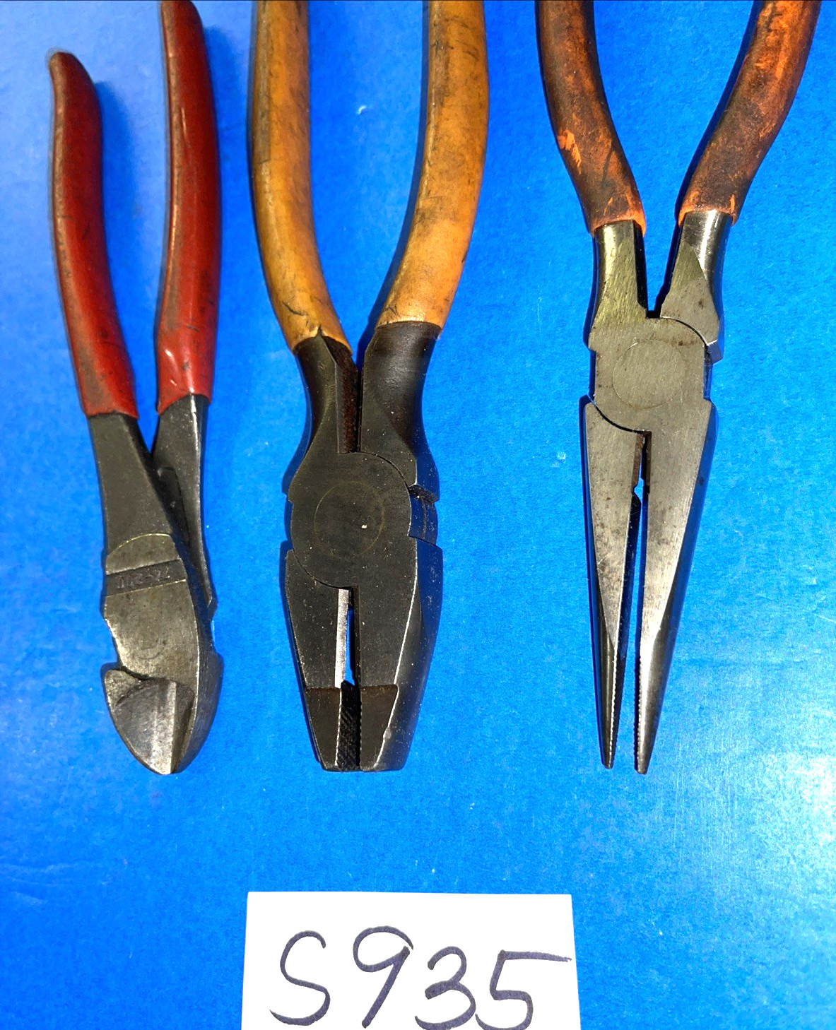 MATCO TOOLS 3 PIECE NEEDLE NOSE WITH CUTTER, LINEMANS, KNIPEX DIAGONAL CUTTER