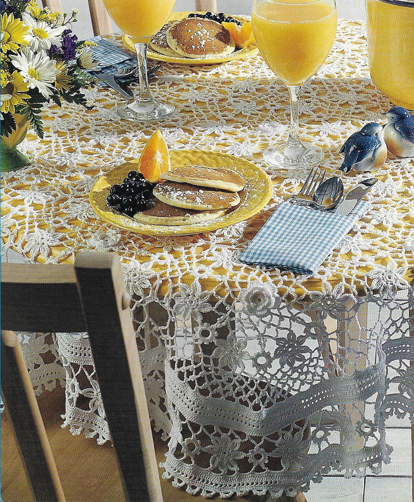 Summer Solstice Tablecloth crochet PATTERN INSTRUCTIONS