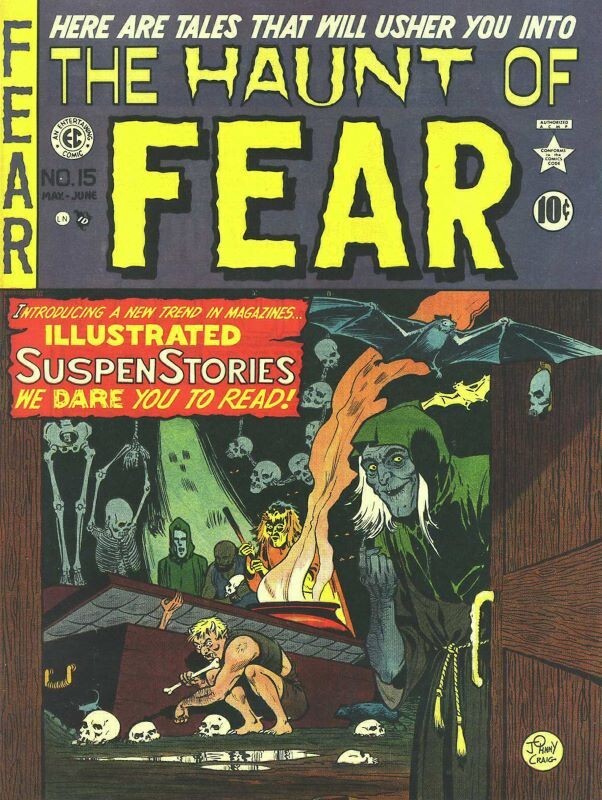 The Haunt of Fear #15, Crypt Keeper NEW METAL SIGN: 12 x 16" and Free Shipping