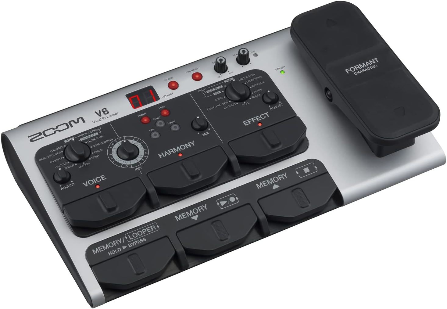 Zoom Vocal Processor Formant Pedal Without Voice Effects Mic