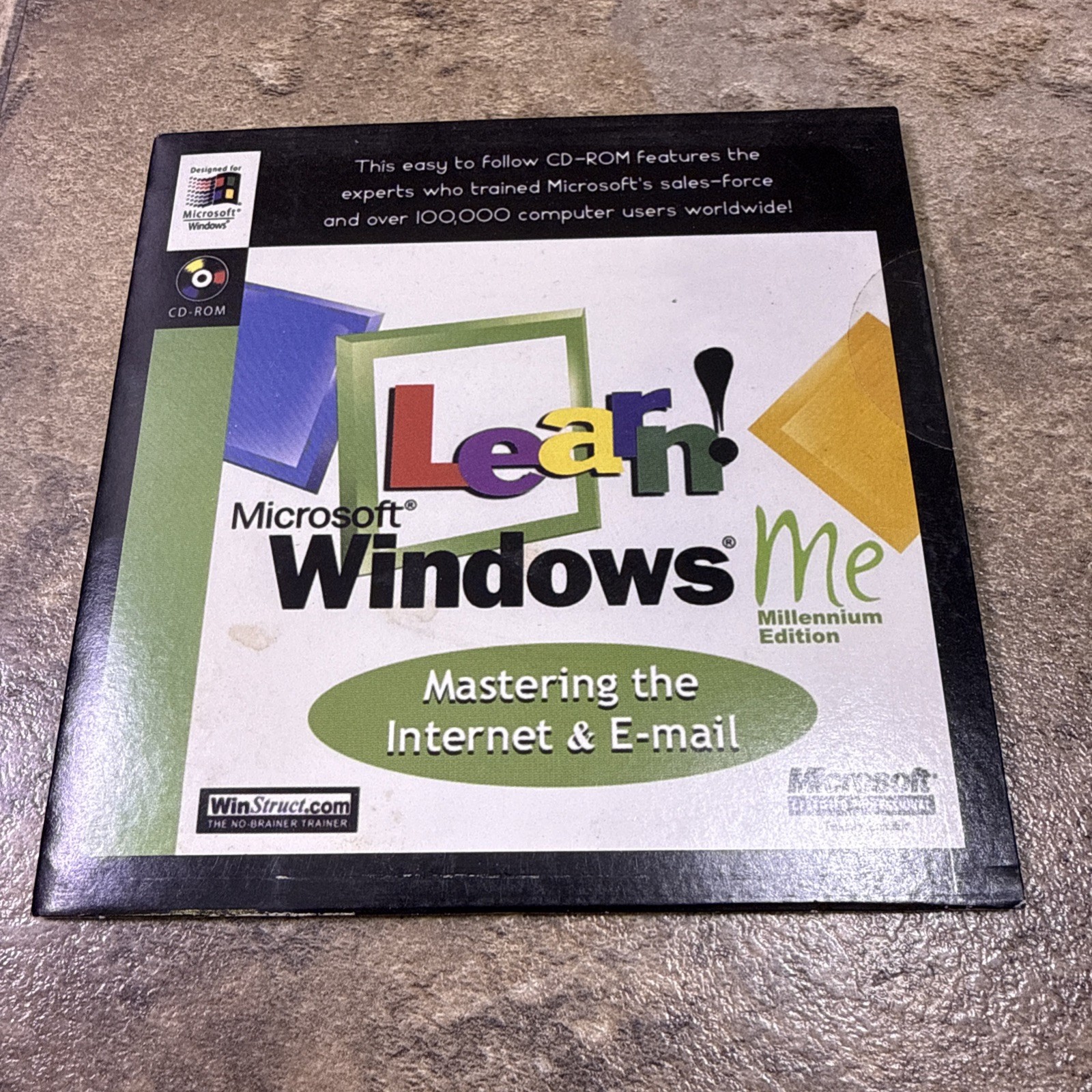Learn Microsoft Windows ME Mastering Internet & E-mail CD-ROM 2001 Winstruct