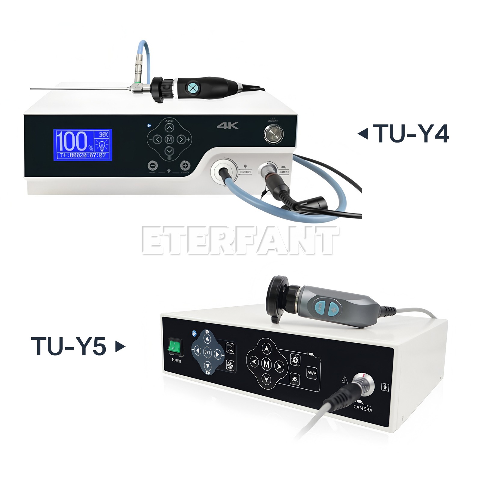 4K UHD Endoscopy Laparoscopic Camera with Cold Light for ENT Medical Endoscope