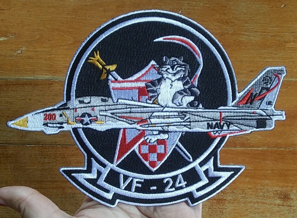 F-14 RENEGADES ~ VF 24 ~ USN Navy Collectors Military TOMCAT PATCH