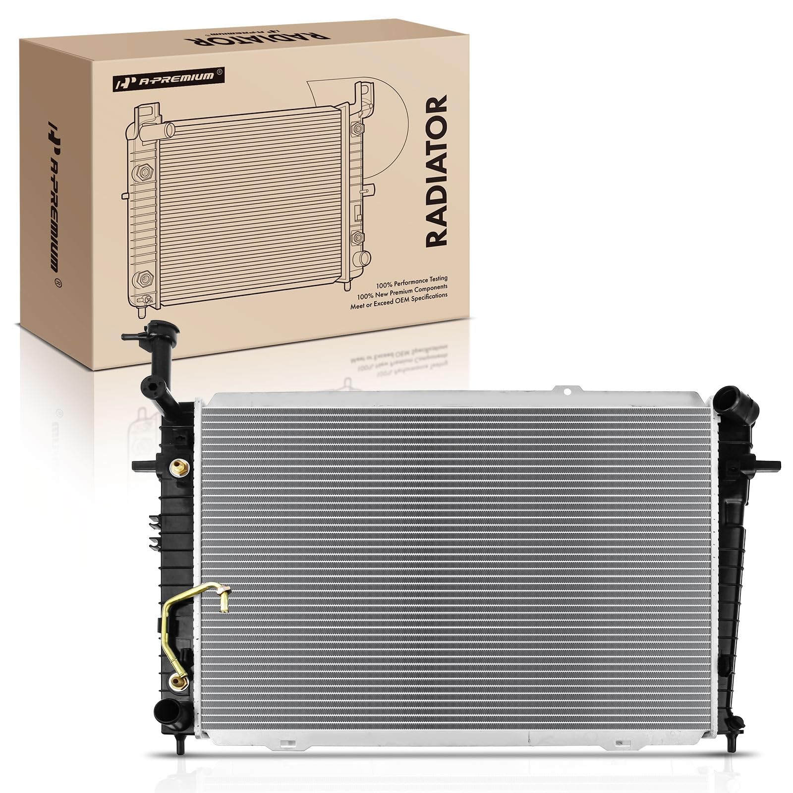 Radiator & Transmission Cooler for Tucson 2005-2009 V6 2.7L Auto 253102E850