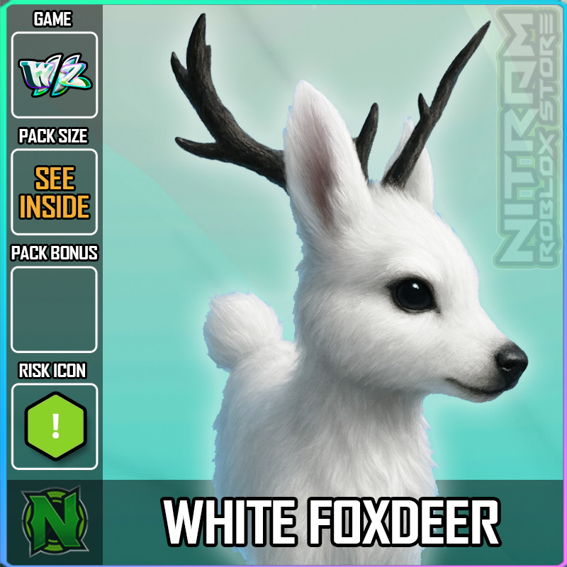 World Zero WZ - PET with PERFECT PERKS - FOXDEER (WHITE)