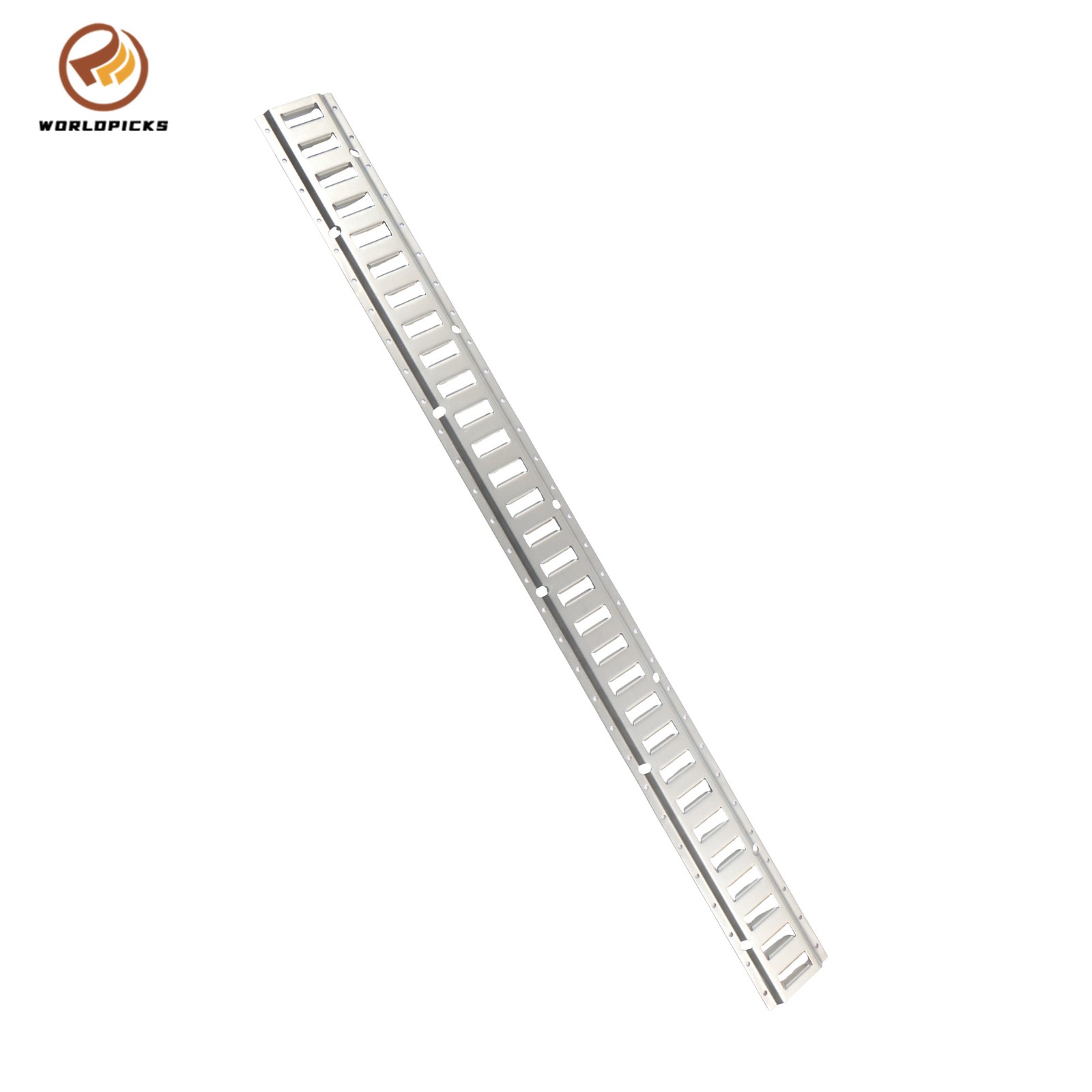 5' E Track Tie Down Rail 6 Pieces, Silver Galvanized, Universal Cargo Rail