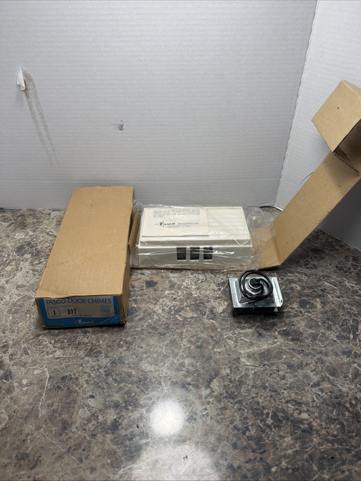 Vintage Fasco Door Chime Model 277 New In Box