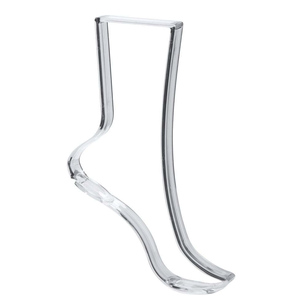 High Heel Plastic Shoe Form, Low 1" x 8" x 10 1/2" (W x D x H)