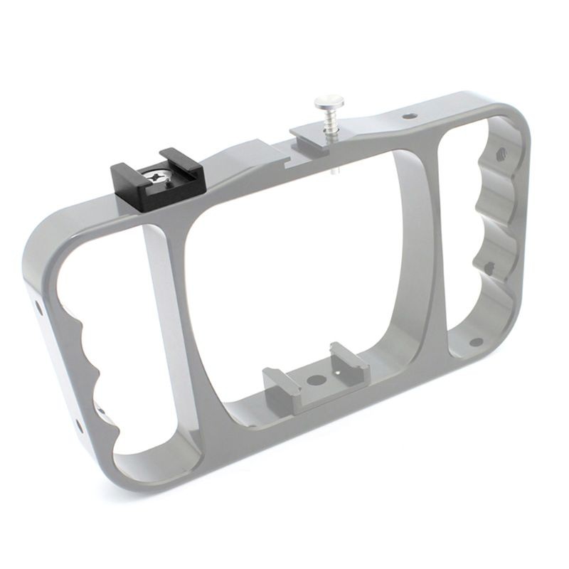 Triple Cold Shoe Mount On Camera Shoe Mount Support Microphone Video 1/4" Screw