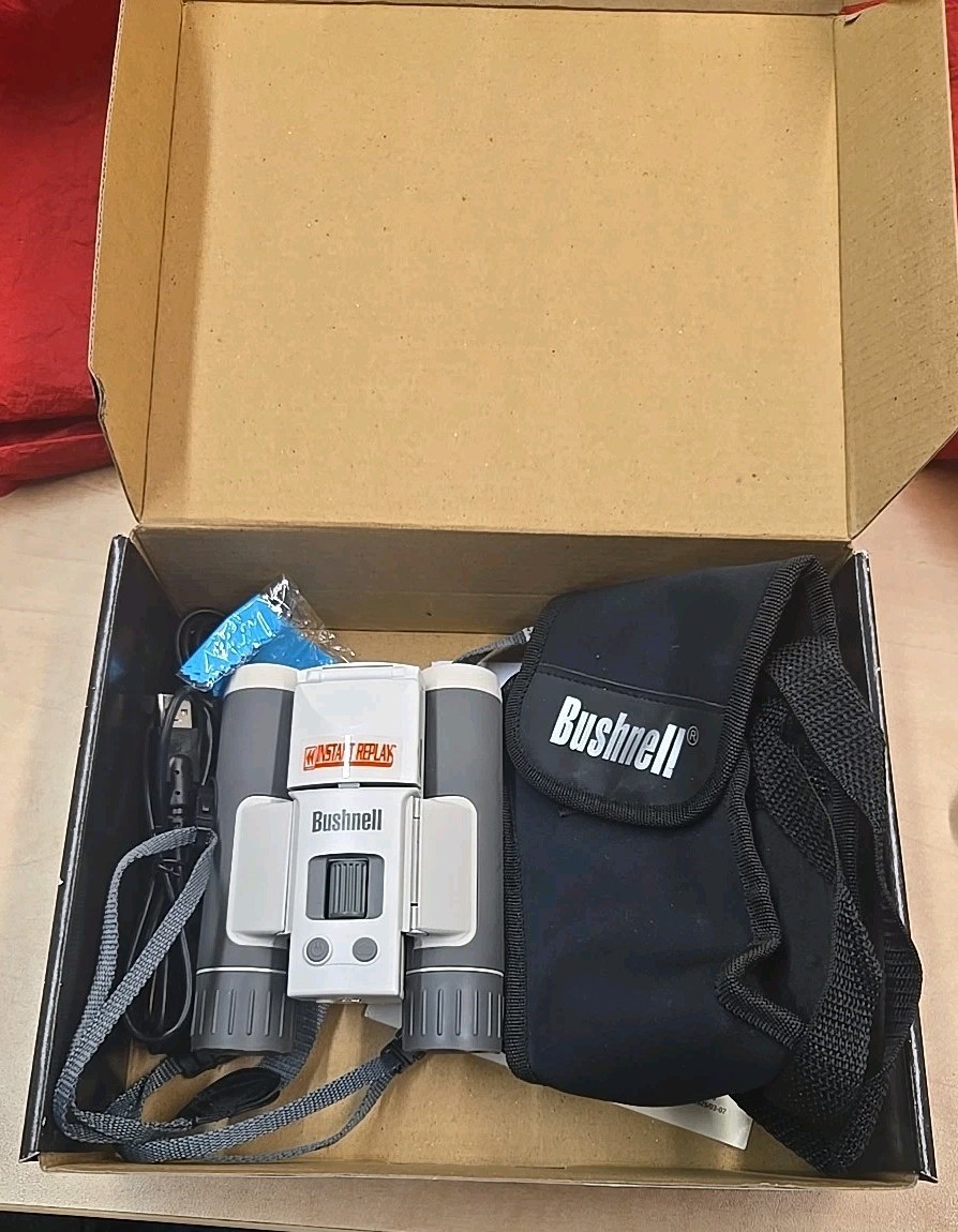 Bushnell Binocular/Digital Camera 8X Magnification Compact 5.0MP TESTED&WORKING