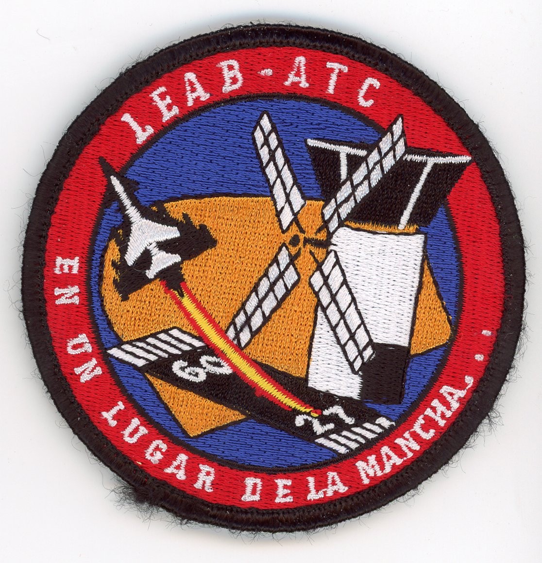 PATCH SPAIN ALBACETE AFB 14 WING  CONTROL TOWER VEL BACK PARCHE
