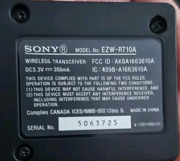 Sony S-AIR EZW-RT10A Wireless Transceiver Transmitter Cartridge