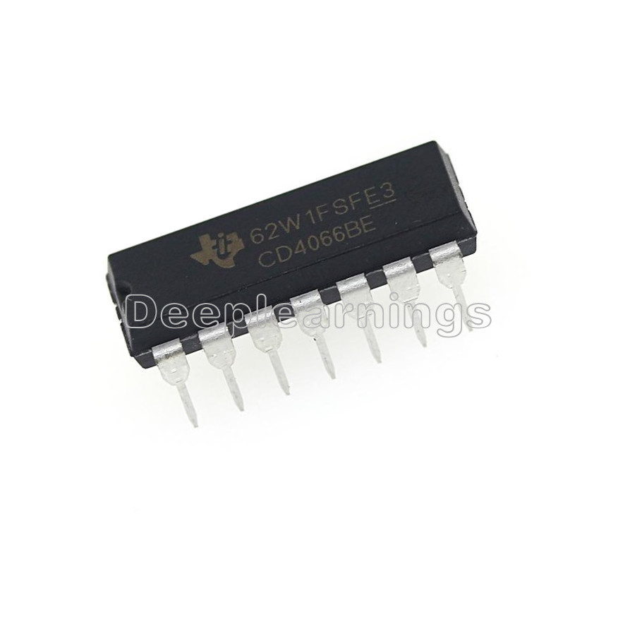 10PCS CD4066 TI DIP-14 CMOS QUAD BILATERAL SWITCH NEW IC NEW