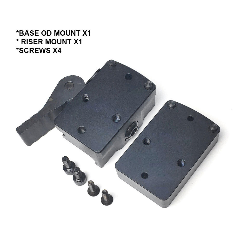 Fits For RMR Red Dot Sight Mount QD Auto Lock Riser Mount Picatinny Rail Base US
