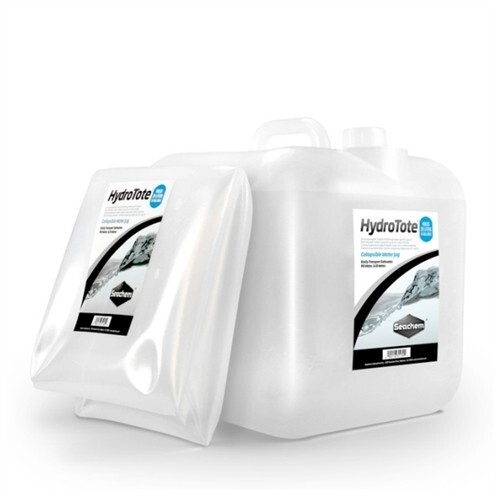 SEACHEM HYDROTOTE COLLAPSIBLE WATER JUG HOLDS 5 GALLONS of RO RI or SALTWATER