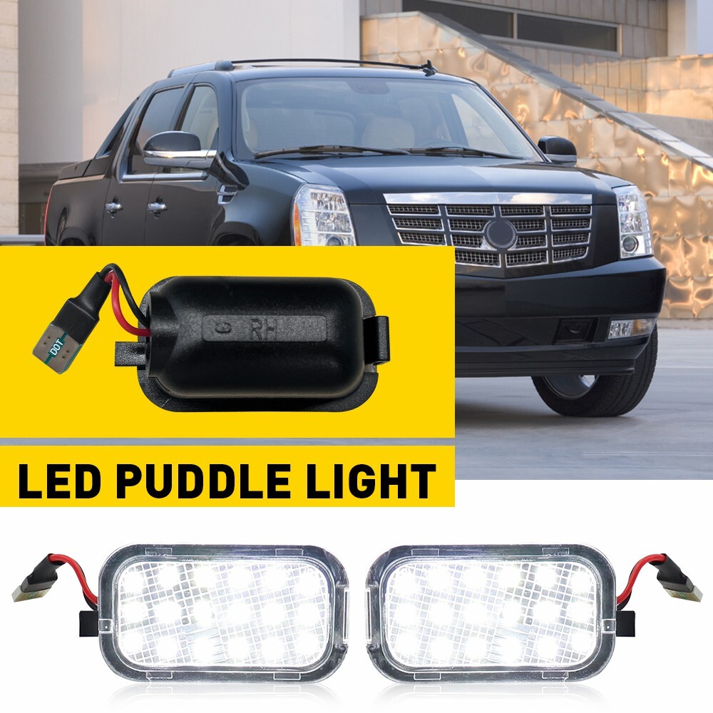 LED Side Mirror Puddle Light Assembly for 2007-2013 Cadillac Escalade EXT Base