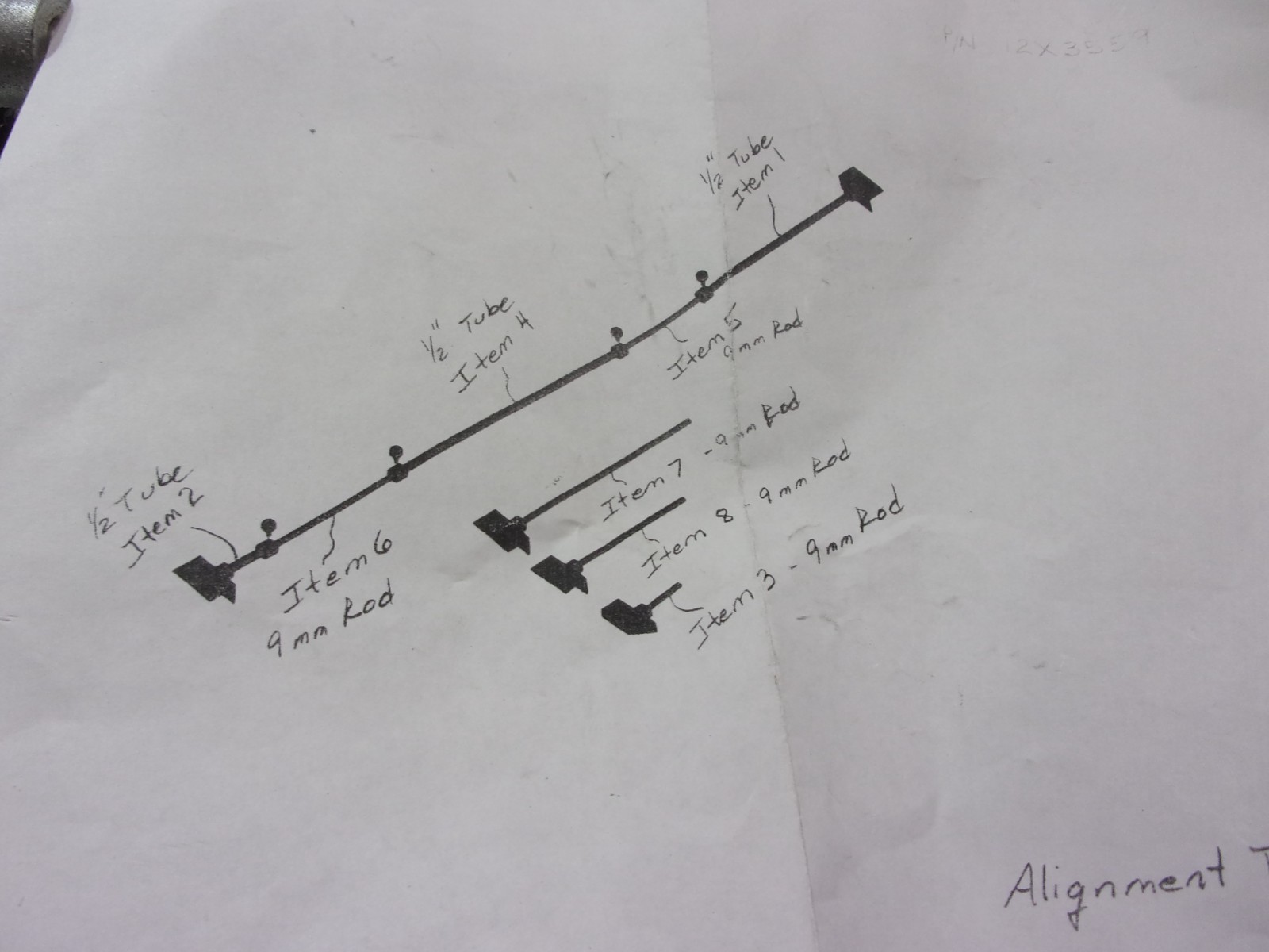 IBM / TECNAU PRE-POST EQUIP. ALIGNMENT/TRAMMING TOOL FOR LARGE PRINTING SYSTEMS