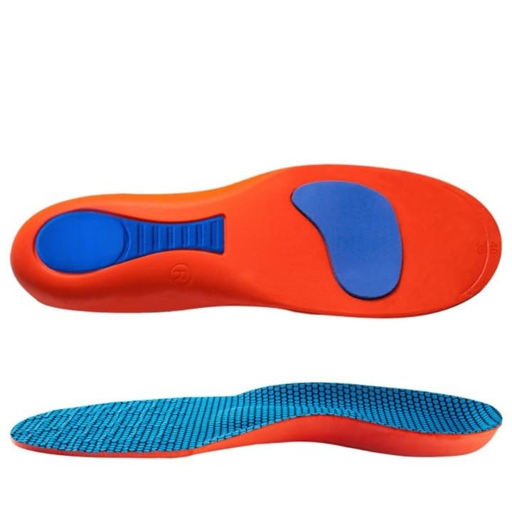 240+lbs Plantar Fasciitis Relief Insoles Men, Comfort PORON Shoe Inserts for ...