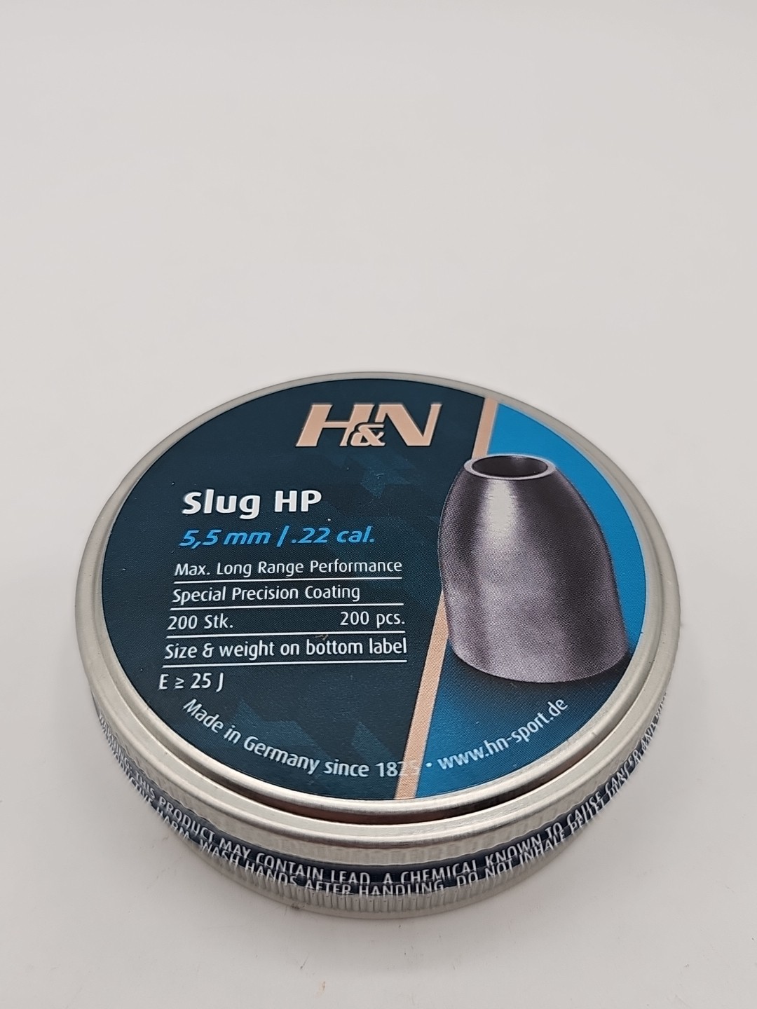 Haendler and Natermann H&N Slug HP .22 Caliber Air Guns Pellets SEALED