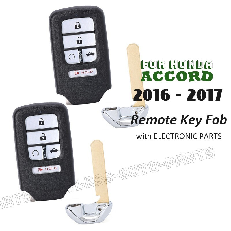 2x ACJ932HK1310A for Honda Accord 2016 2017 Keyless Remote Key Fob 72147-T2G-A31