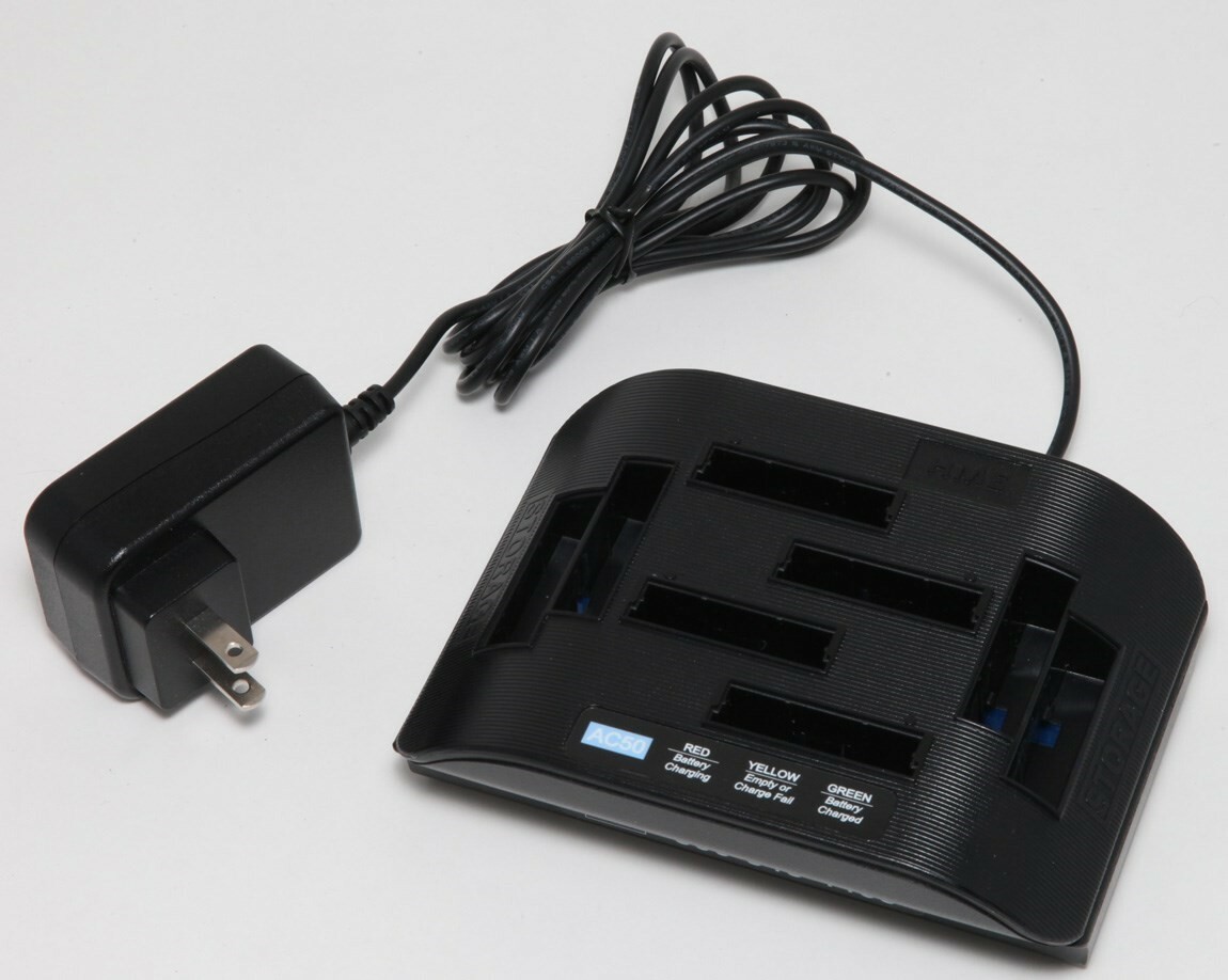 New AC50 AC-50 4-Slot Battery Charger For HME HS6100 Drive Thru Intercom BAT50