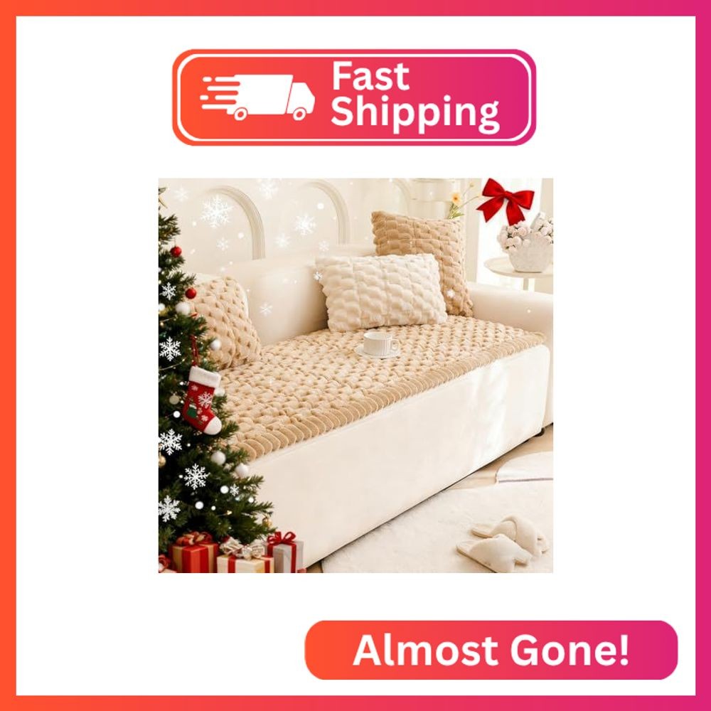 Gumfolk Plush Pet Sofa Covers for Dogs Washable Couch Protector for Cushion, Dog