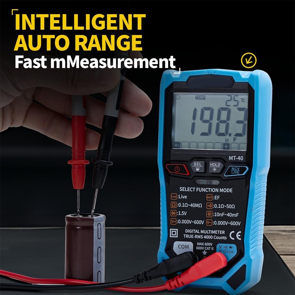 MT40 Digital Multimeter with High Definition Display and Fast Sampling Rate