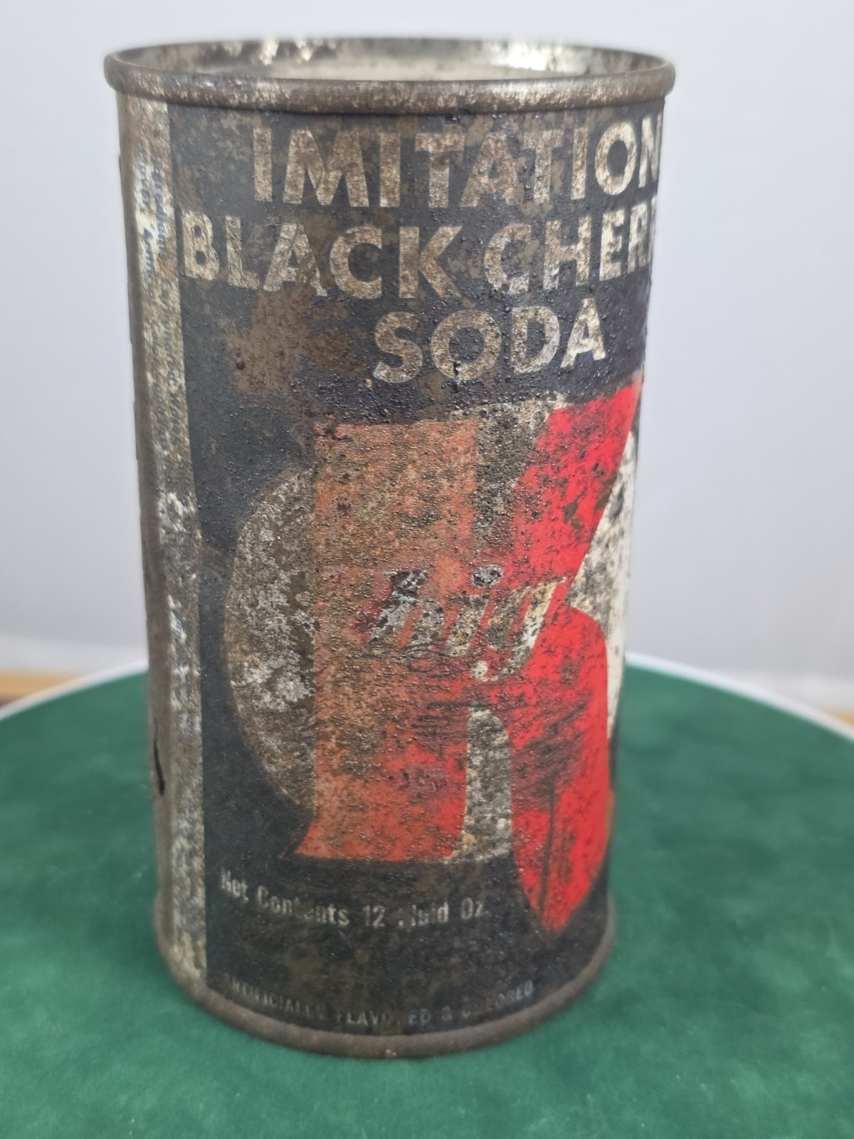 Vintage, Empty, Big K Black Cherry, Soda Pop can