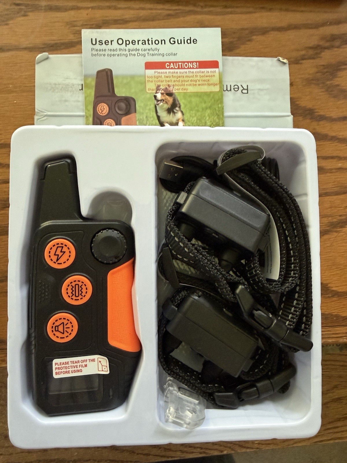 2-Dog Training Collars 1100FT Remote Rechargeable Shock PET Trainer USA