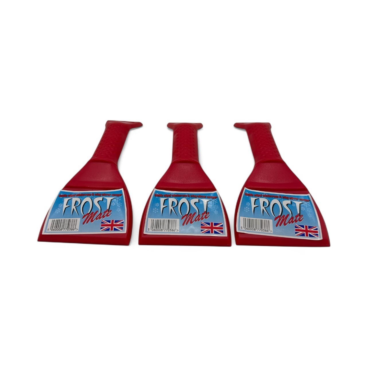 3 Car Windscreen Ice Scraper Double Edged for Wing Mirrors Frost Snow Windshield