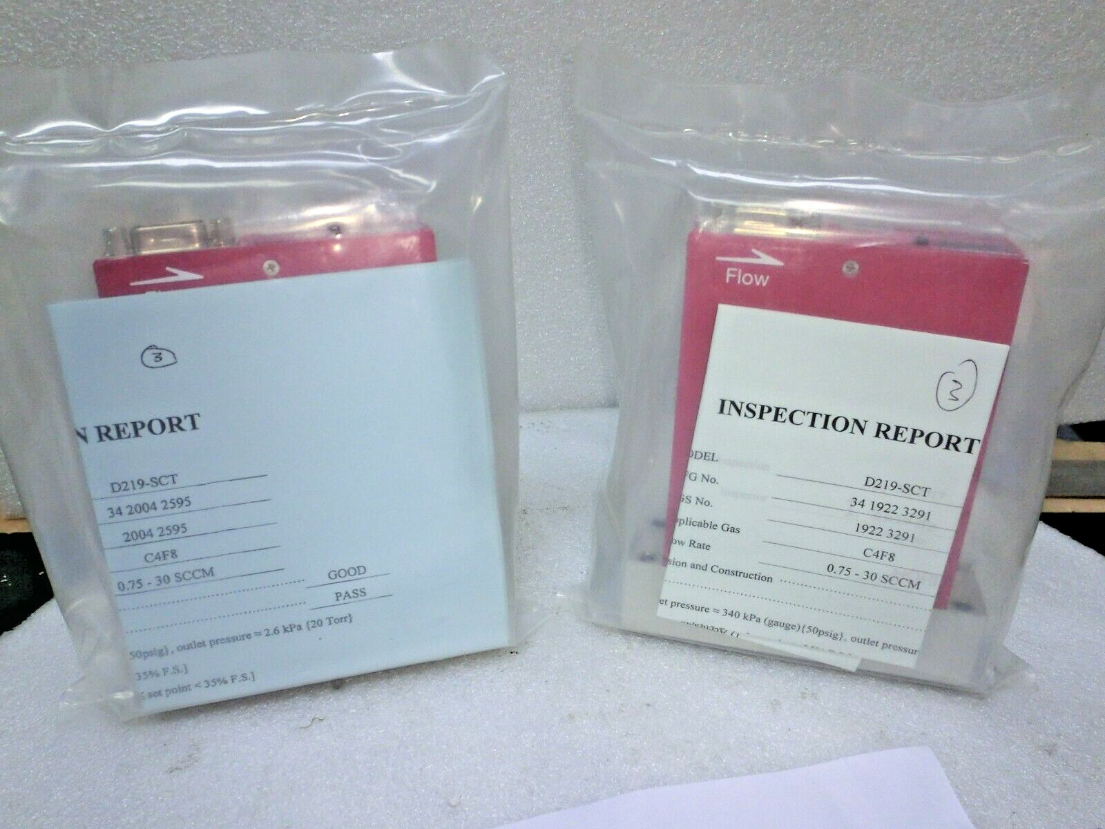 HoribaSTEC D219-SCT Mass Flow Control,LAM 788-410129-030,C4F8 30sccm,Unuse_,8402