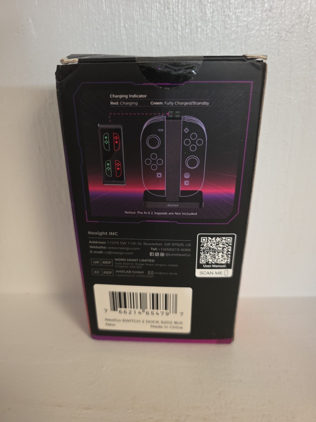 Nexigo Charging Dock For N-S 2 Joypads