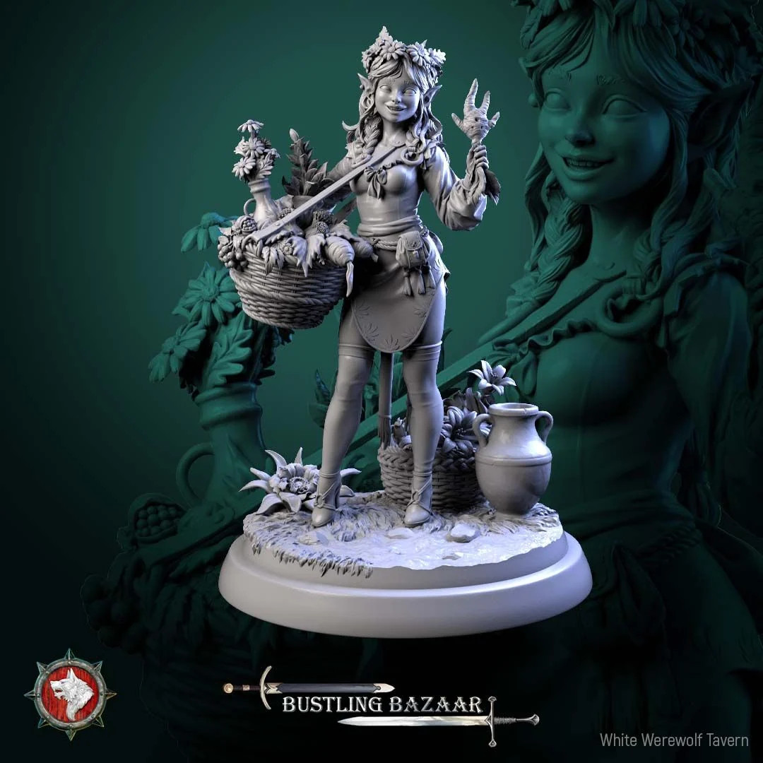 Clover Mossroot - Resin Tabletop Miniature