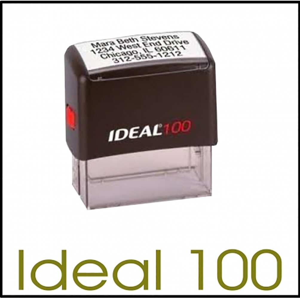 Ideal 100 Replacement Ink Pad R100 Blue Ink