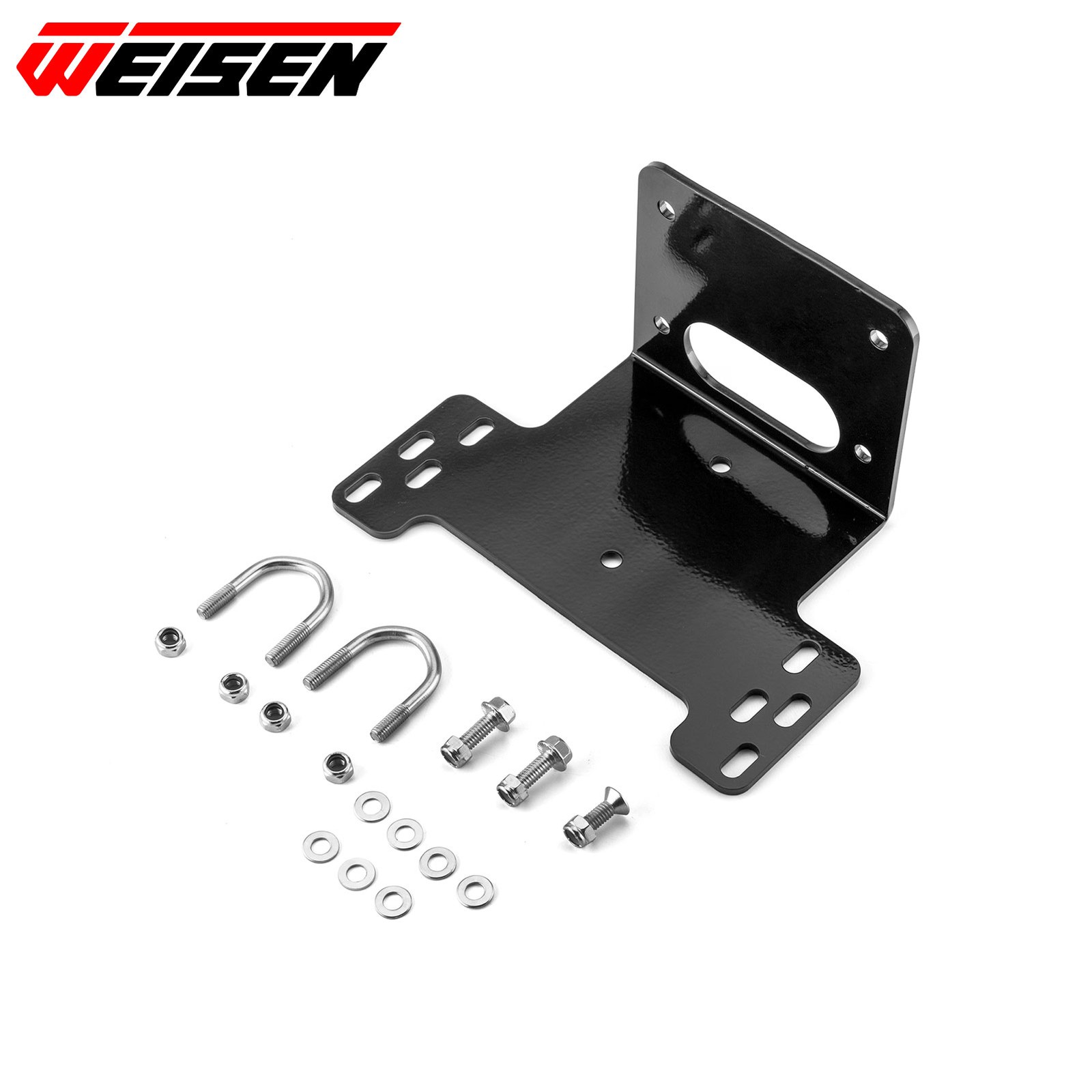 UTV Winch Mounting Bracket Fit Kawasaki Mule 600/Mule 610 2005-2016