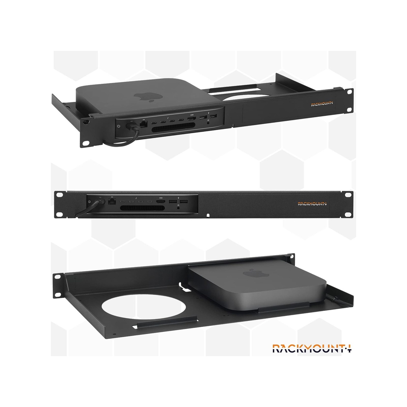 Rackmount RM-AP-T1 RACKMOUNT APPLE MAC MINI RACK MOUNT KIT APPLE MAC MINI 2UP
