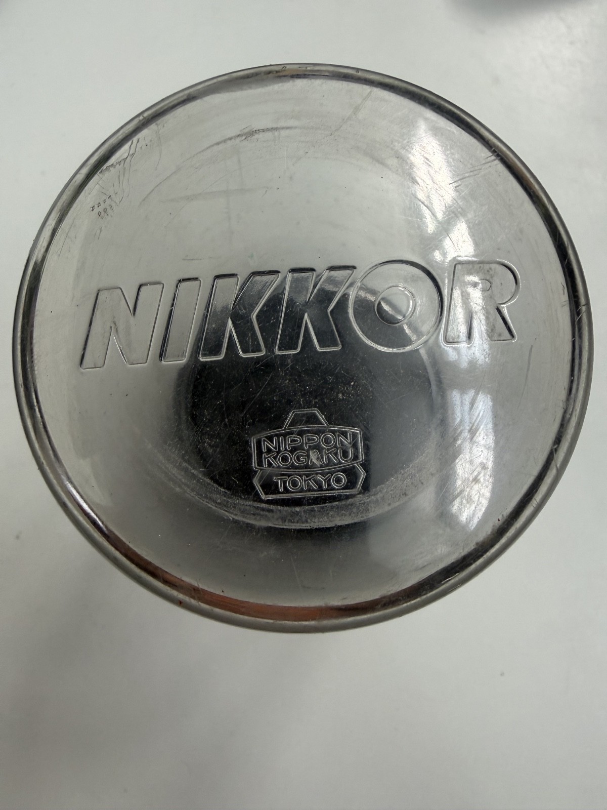 Vintage Nikon Nippon Kogaku Tokyo Hard Lens Case w/ Clear Cover Made in Japan