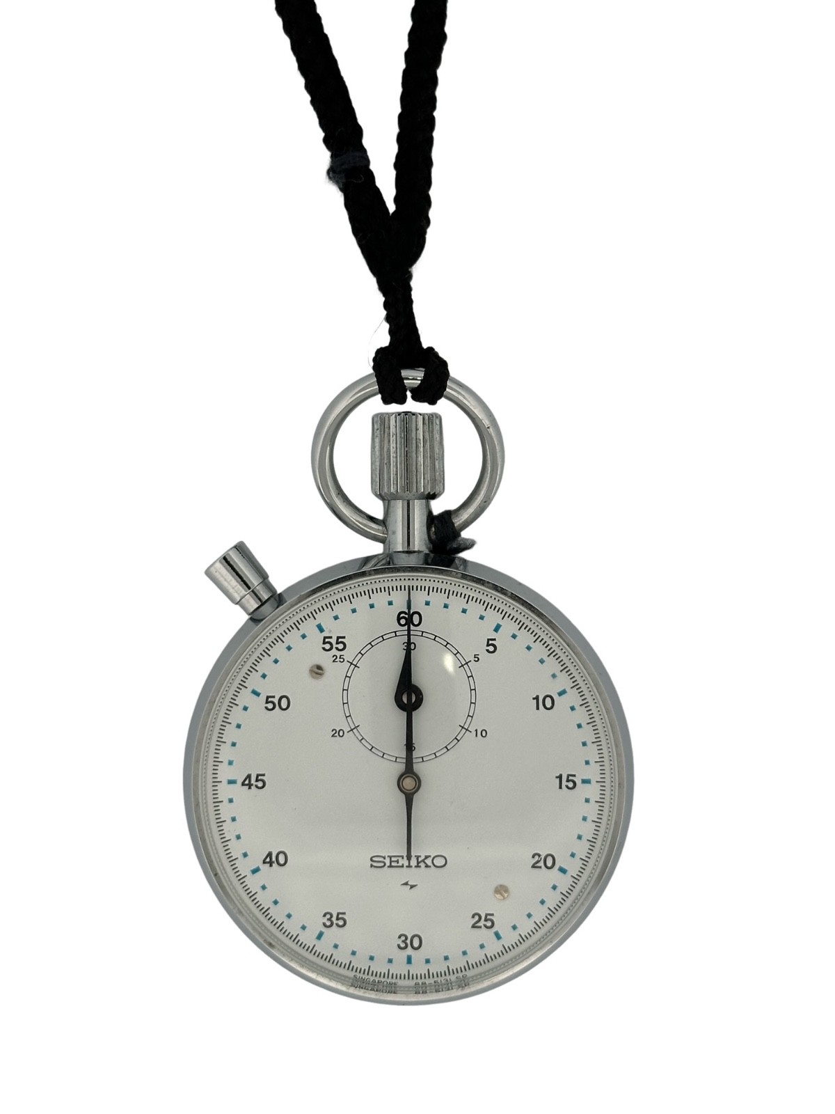 Seiko 88-5021 Vintage Manual Winding Stopwatch White Dial Pre-owned