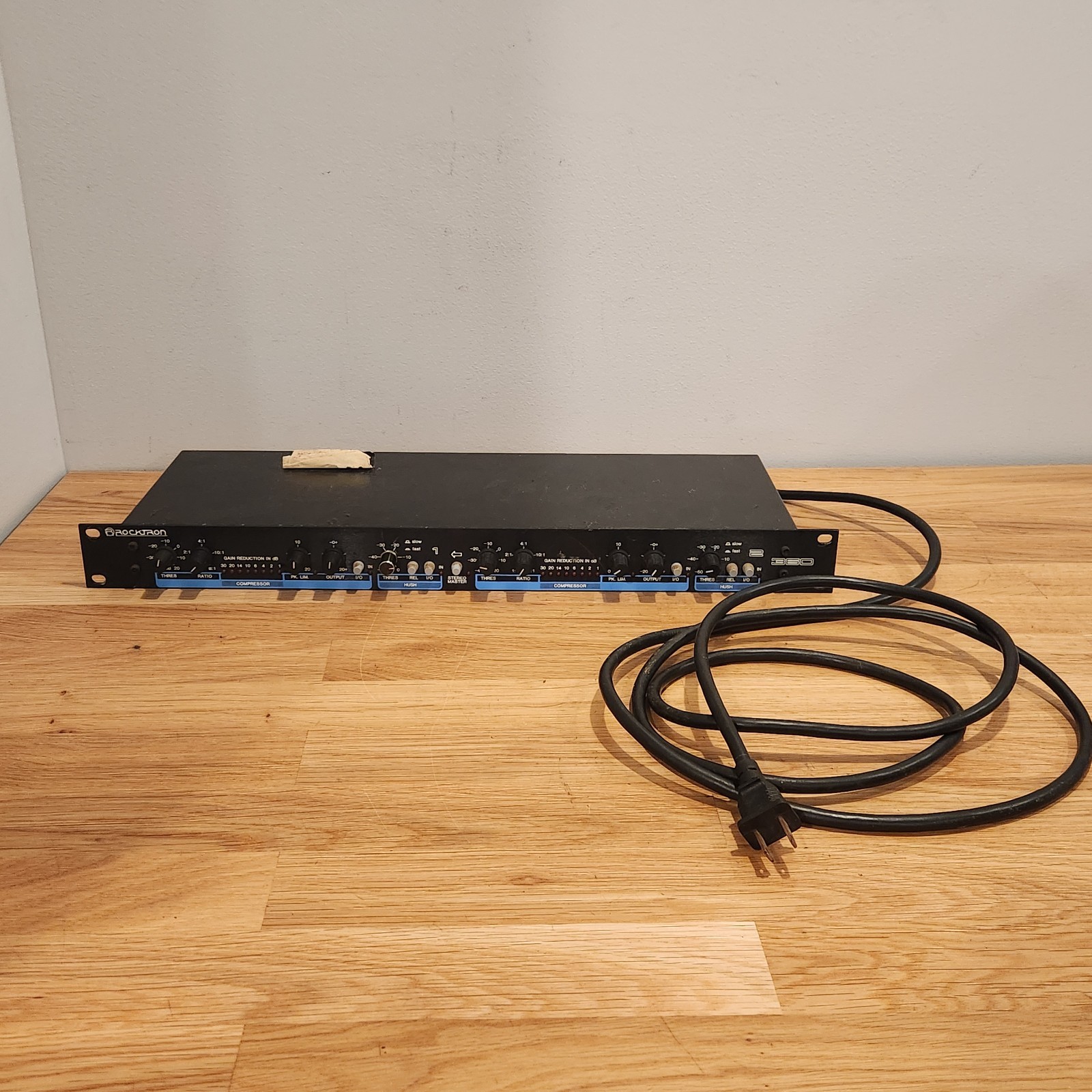 Rocktron RSP 360, 2 Channel Compressor Limiter Hush, Rocktron, Vintage Rack