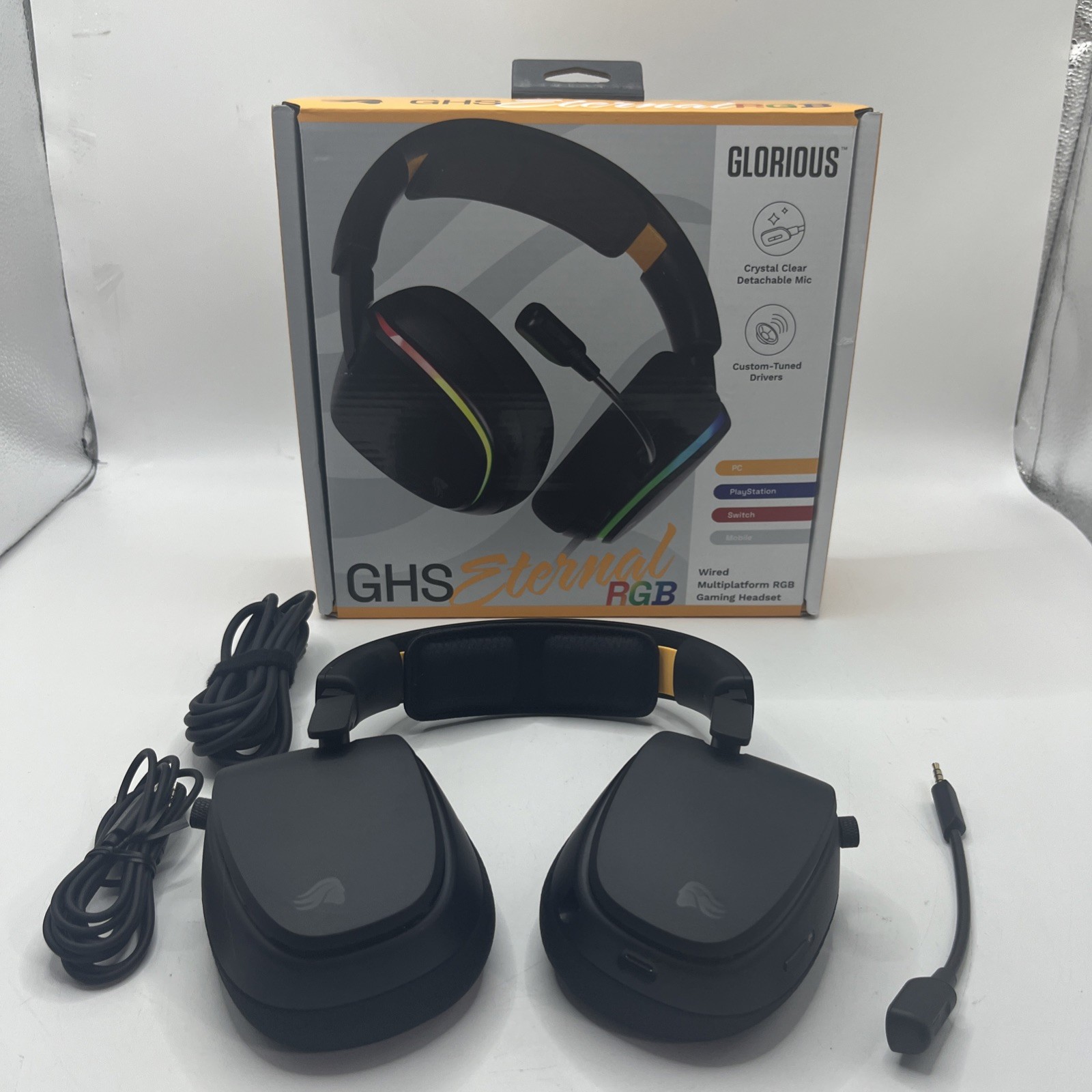 Glorious GHS Eternal Over-Ear Wired Gaming Headset for PC PS5 PS4 Xbox