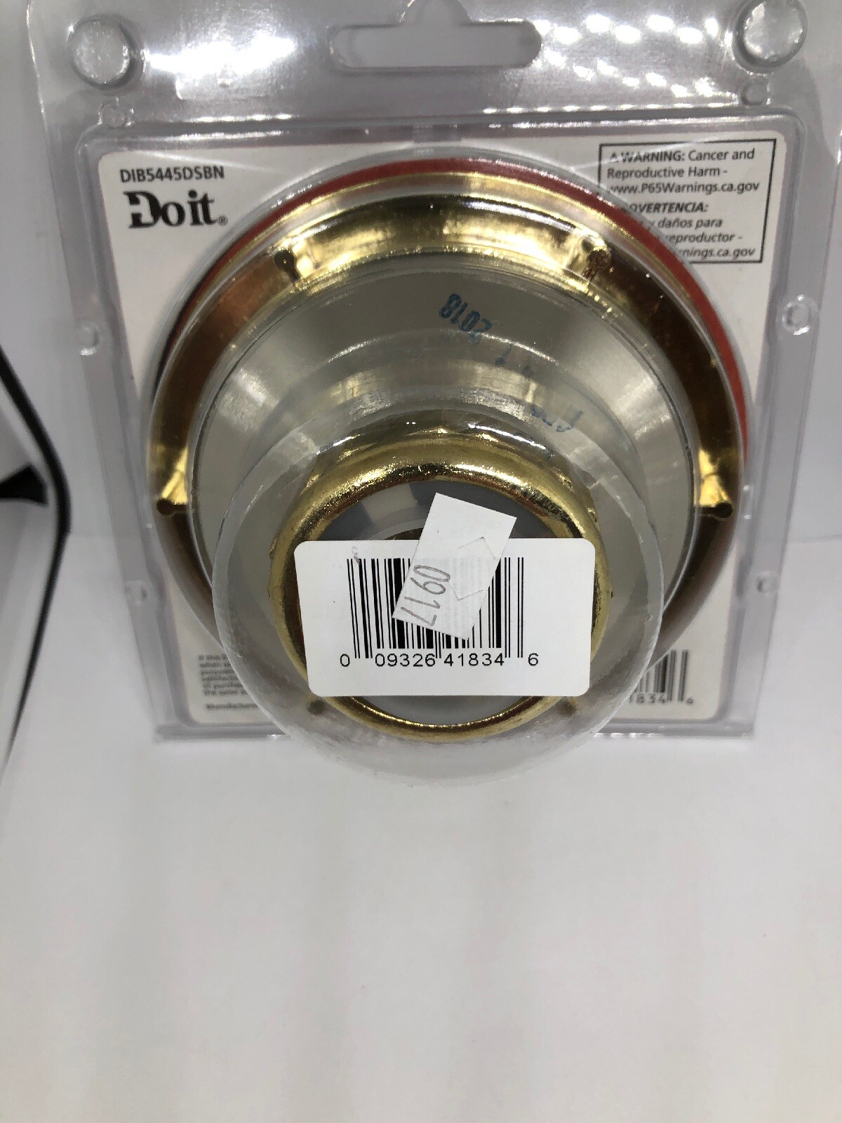 Do it Solid Brass BRUSHED NICKEL Basket Strainer Assembly 438995 Tarnish Free