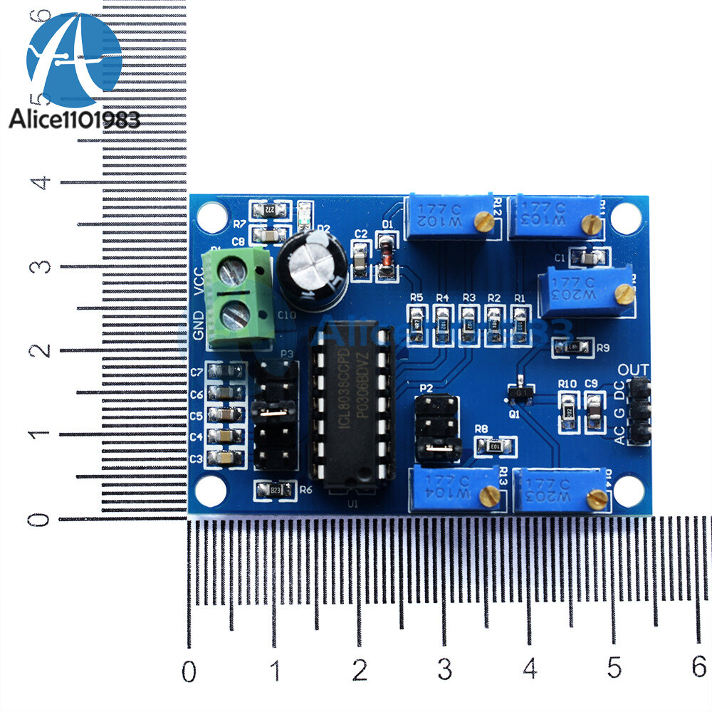 ICL8038 Low/Medium Frequency Signal Source Waveform Sine Signal Generator Module