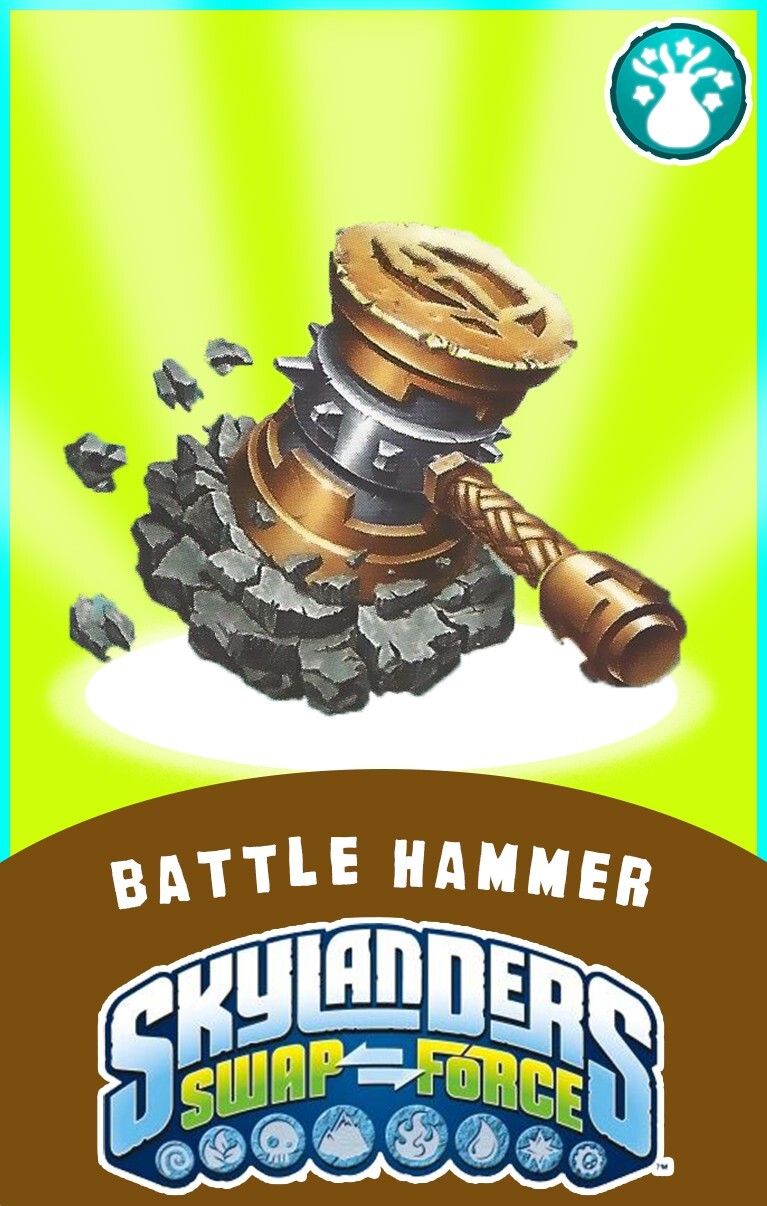 Skylanders Swap Force Battle Hammer NFC Card FREE SHIPPING