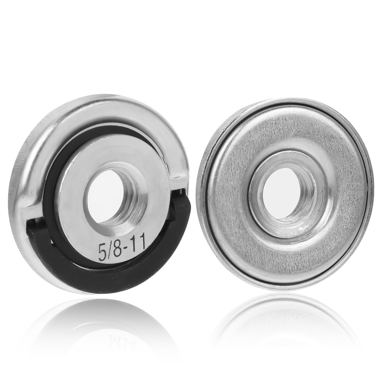 2Pcs Angle Grinder Flange Nuts, 5/8" -11 Quick Clamping Nuts Flange...