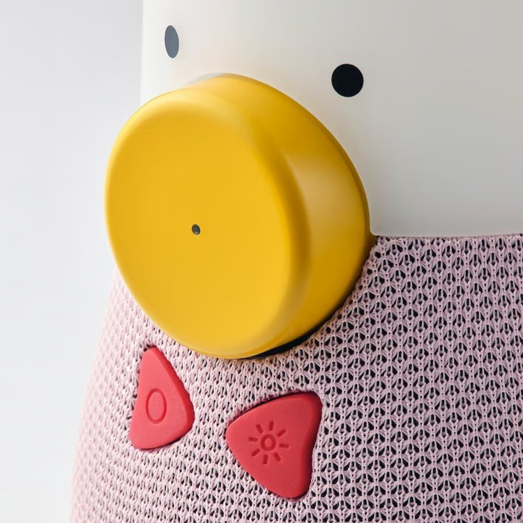 IKEA VAPPEBY PEANUT SHAPE PINK BLUETOOTH SPEAKER 7"