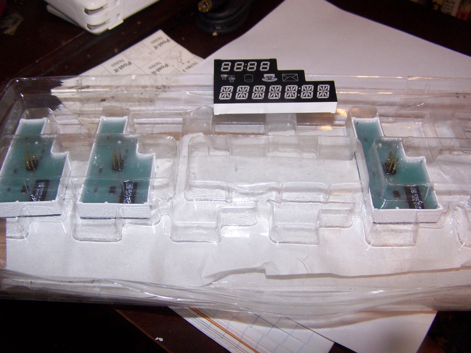Lot of six RLL Electronics Cat # DSY-1 Multifuntion LED Display