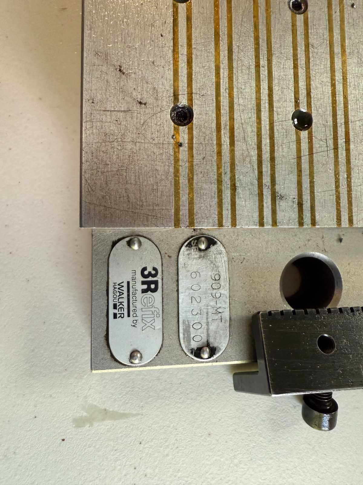 OS Walker Fine Pole Magnetic Chuck / 3Refix Base