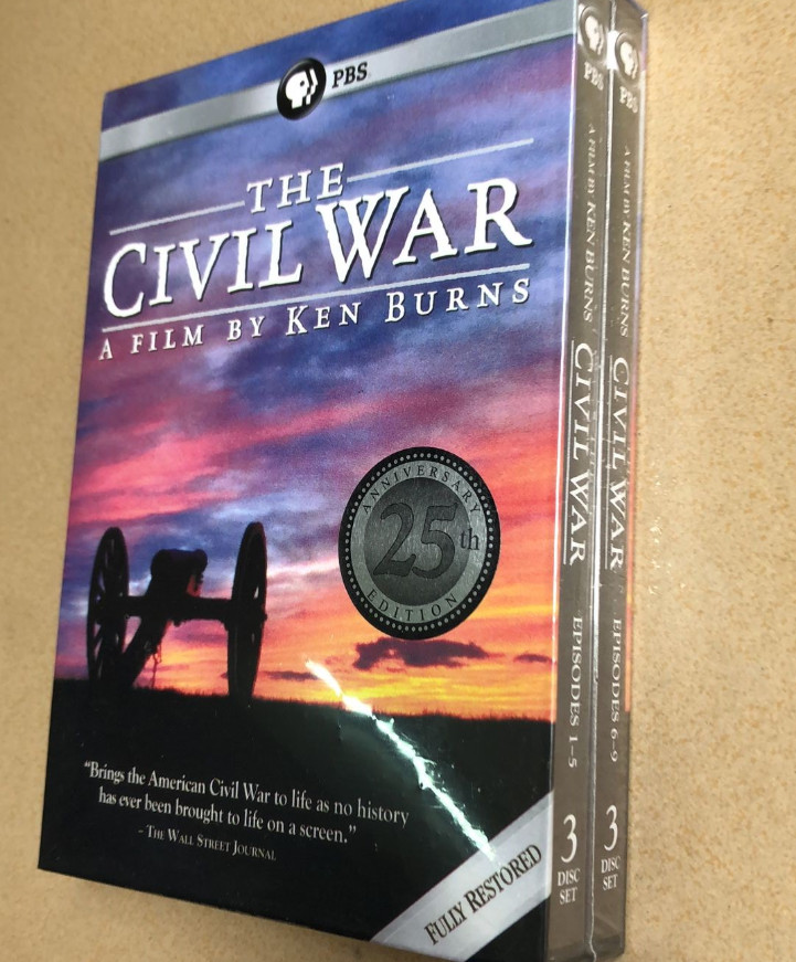 The CIVIL WAR A Film by Ken Burns PBS Complete Series DVD 6-Disc W/SLIP COVER